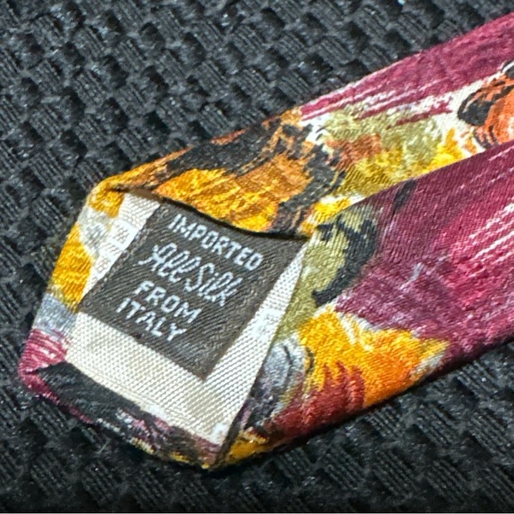 Givenchy Men’s Floral Brushstroke Tie Imported All Silk From Italy Father’s Day - Picture 8 of 9